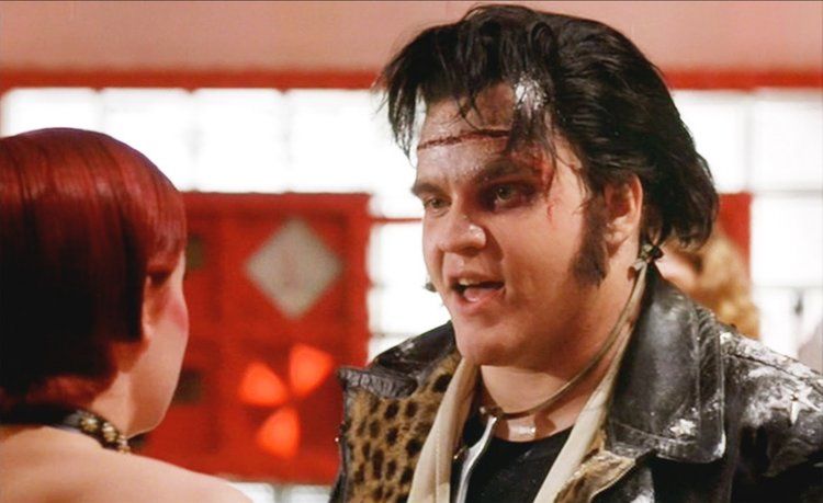Meat Loaf como Eddie en “The Rocky Horror Picture Show”.