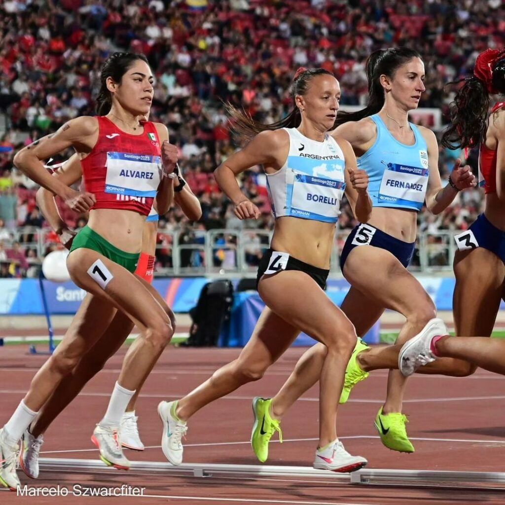 Mariana Borelli, en acción durante los Juegos Panamericanos de Santiago de Chile. - Instagram: @mariborelliok -