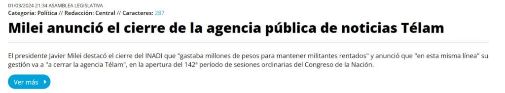 El adelanto, a las 21.34.