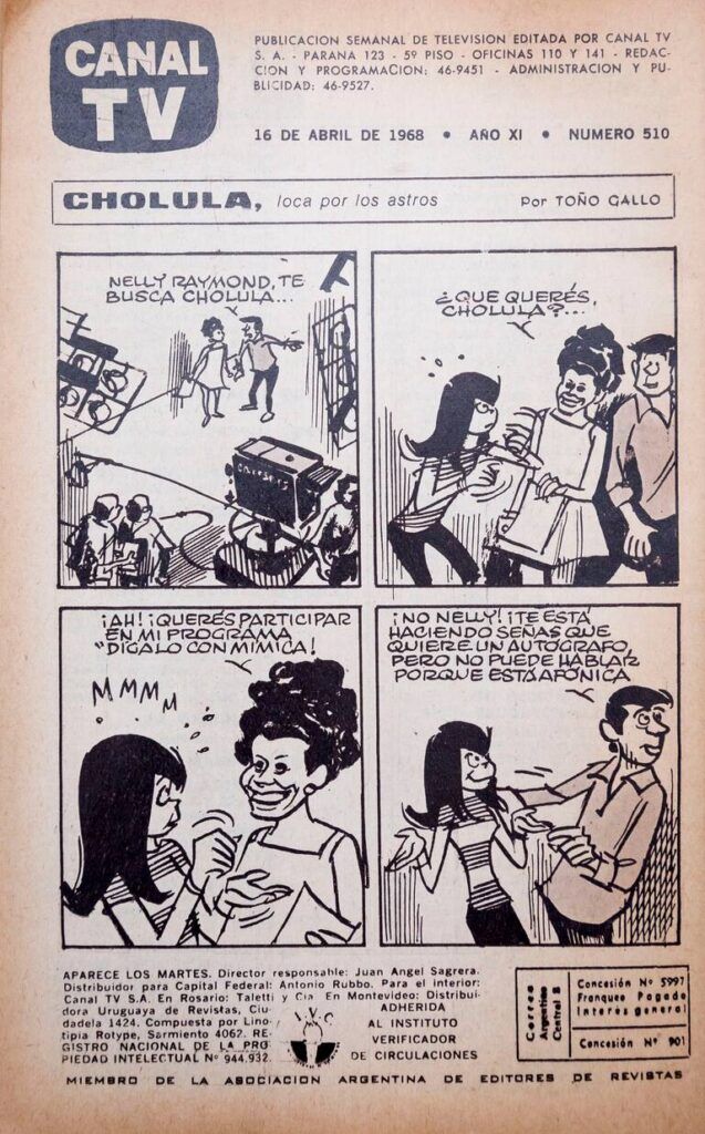 "Cholula" en "Canal TV".