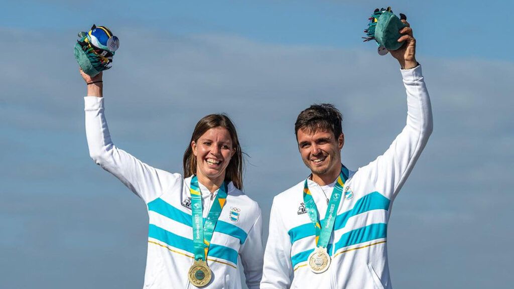 Eugenia Bosco y Mateo Majdalani, medalla de oro en los Juegos Panamericanos de 2023. - Instagram -