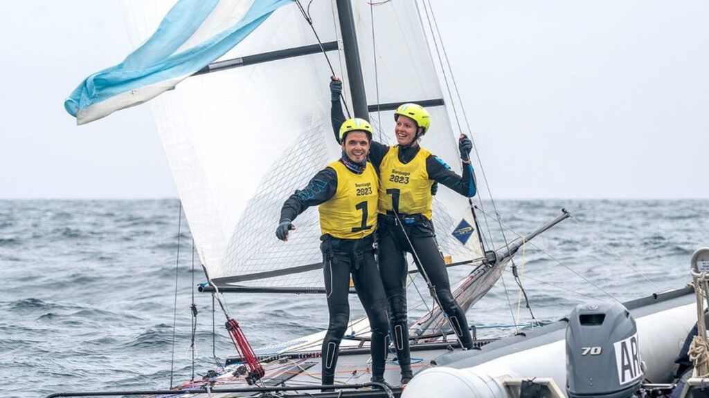 Eugenia Bosco y Mateo Majdalani, campeones panamericanos en Santiago 2023. - Instagram -