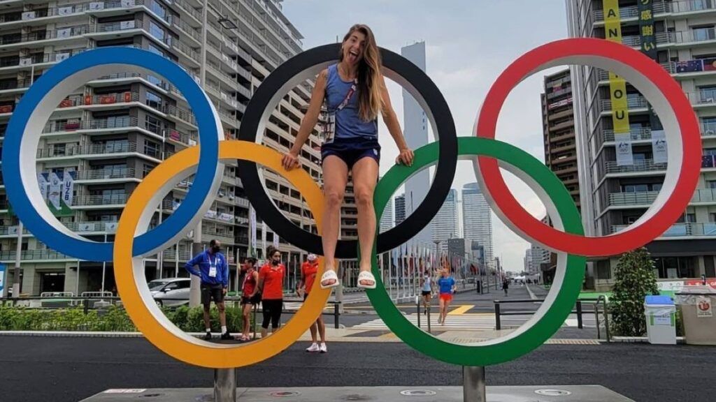 Brenda Rojas, durante su estadía en la Villa Olímpica de Tokio. - Instagram -