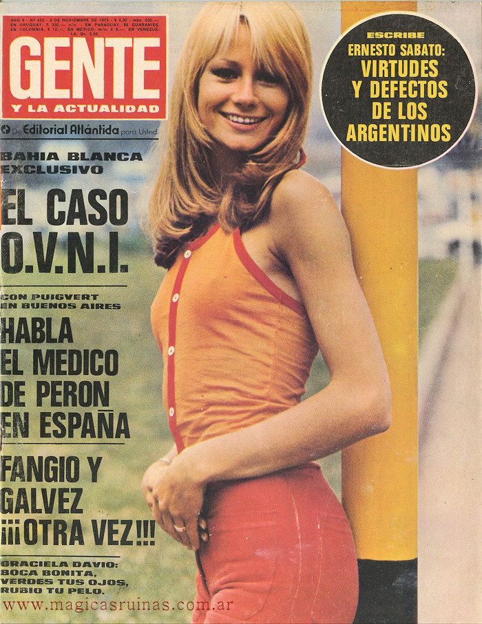 El número 433 de Gente, donde fue publicada la primera nota sobre el caso Llanca. (Máginas Ruinas)