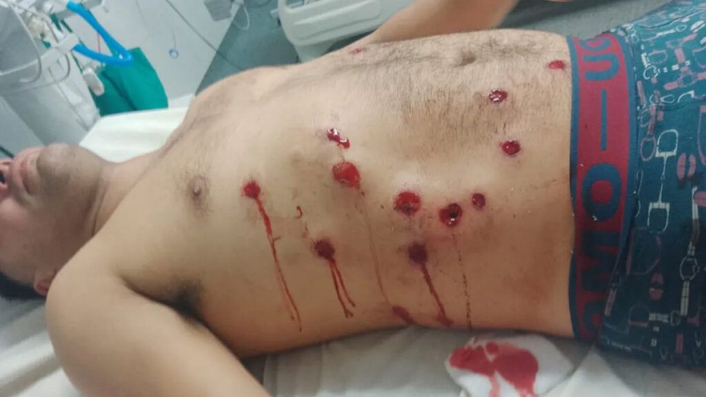 Enfrentamientos en un partido de fútbol en Ensenada. - 0221 -