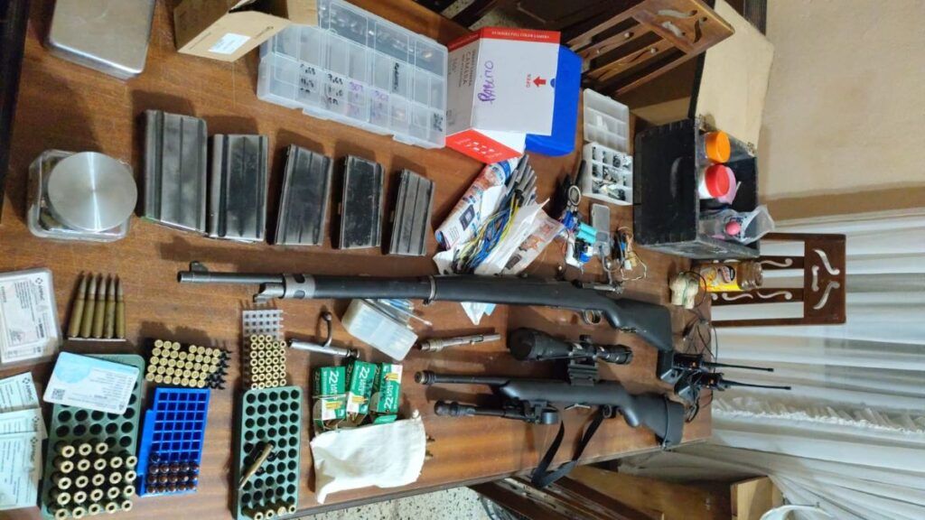 Material secuestrado en Bahía Blanca.