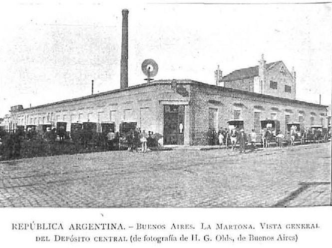 El depósito central de La Martona. (Caras y Caretas)