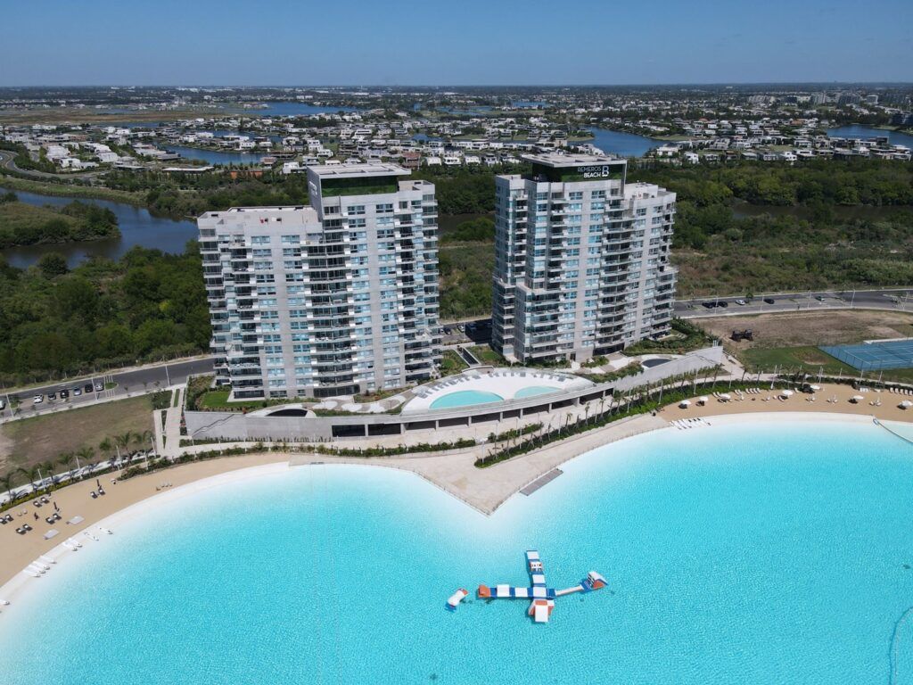 Vista panor&aacute;mica de las exclusivas torres Sky One y Sky Two. (Prensa ARBA)