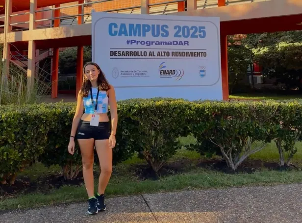 Juana Marino, el mes pasado, en el campus que se realizó en el Cenard. – Instagram –
