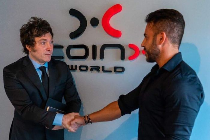 Javier Milei y Francisco Hauque.