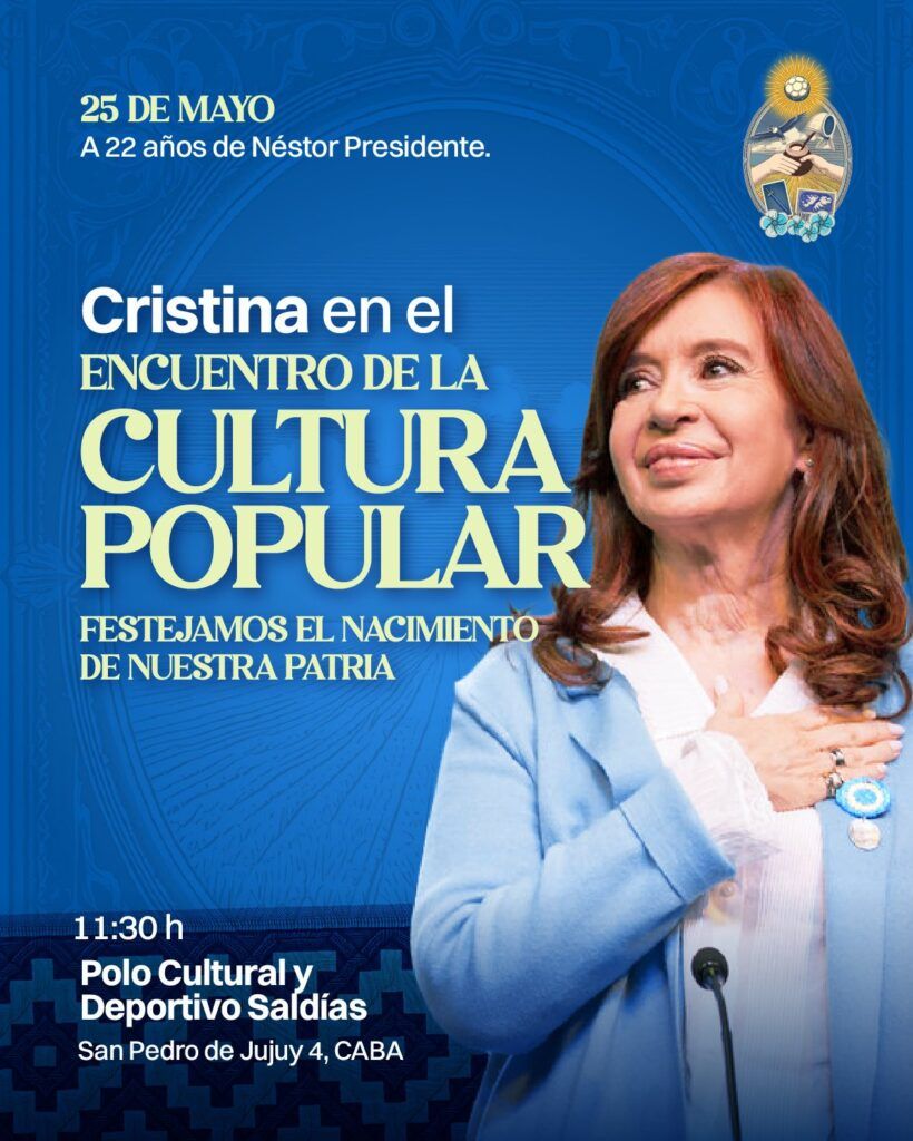 La imagen compartida por la expresidenta en sus redes. (X)