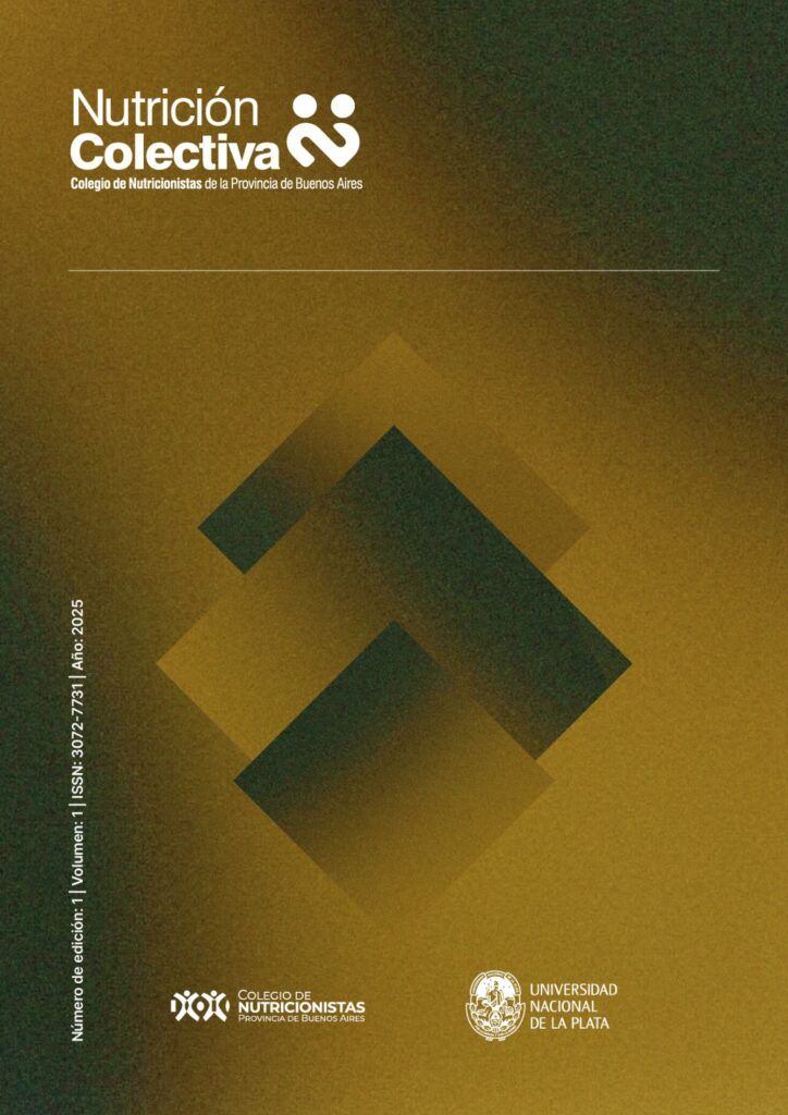 Portada del primer número de “Nutrición Colectiva”.
