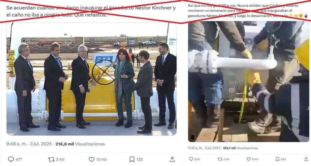 Capturas de pantallas hechas el 7 de julio de 2025 de publicaciones en X.