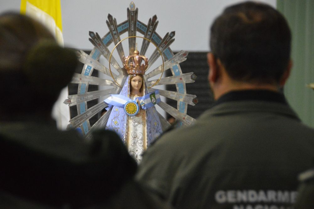 La Virgen de Luján es ahora la Comandante Generala de la Gendarmería Nacional Argentina.