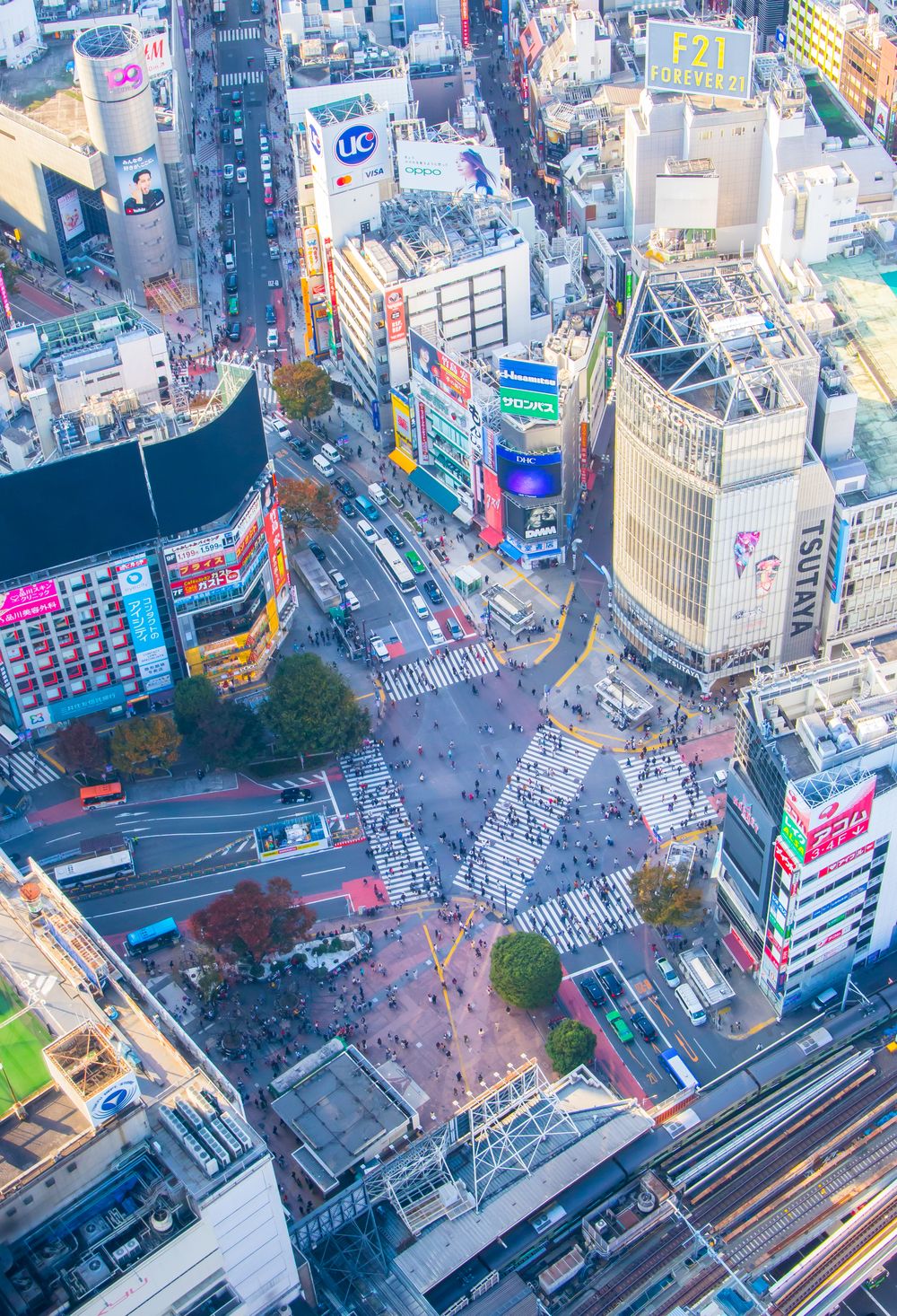El Cruce de Shibuya, un clásico de Tokio, Japón.