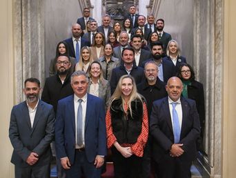 La reunión de Karina Milei con los legisladores bonaerenses.