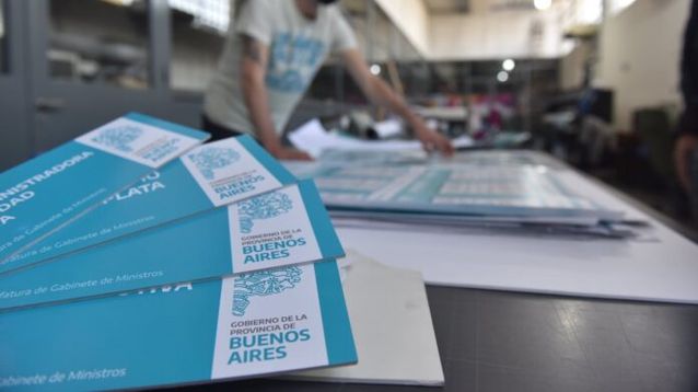 Los trabajos se harán en la Imprenta Oficial bonaerense.