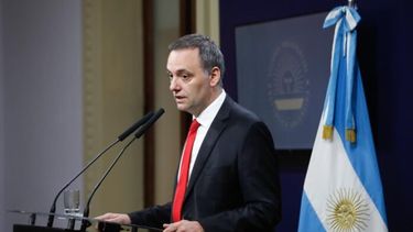 Manuel Adorni, vocero presidencial.