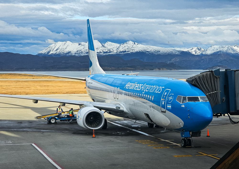 Un avión de Aerolíneas Argentinas.&nbsp;