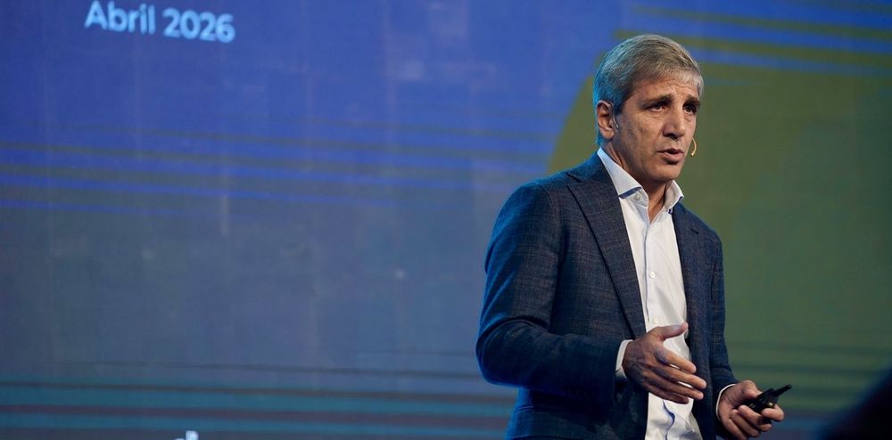 El ministro de Economía, Luis Caputo, en la apertura de la ExpoEFI.&nbsp;