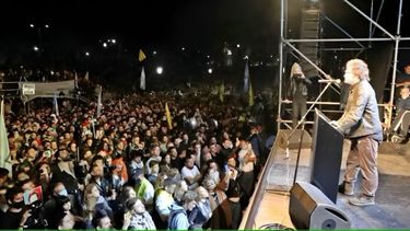 Javier Milei en el Parque Lezama en 2021. (Prensa Milei)