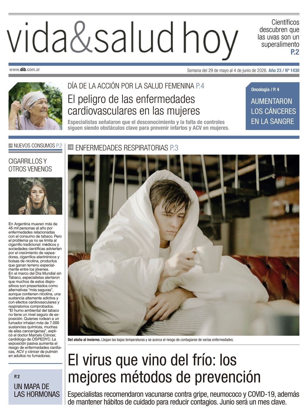 Tapa Vida y salud 1430