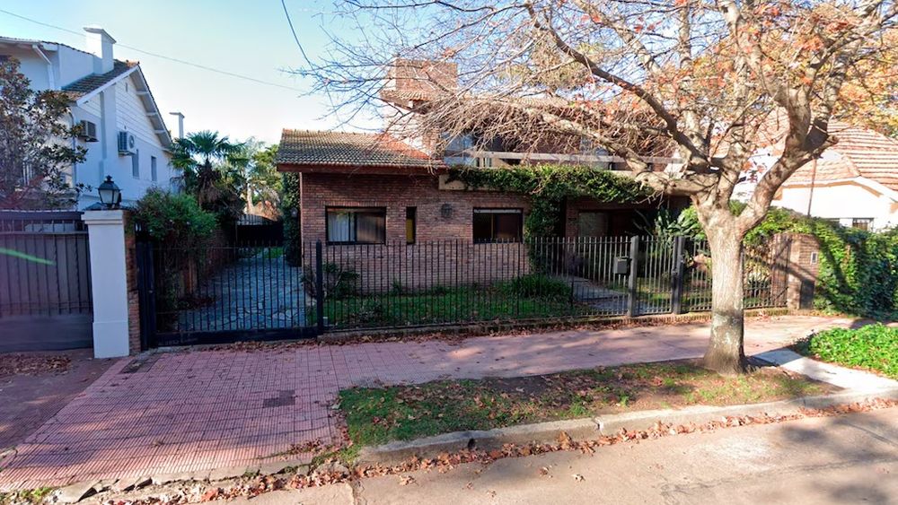 La casa donde la Banda del Millón asaltó y mató a la jubilada en San Isidro.