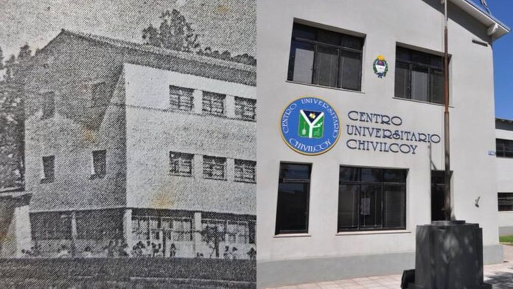 El ex Instituto Herminia Bruma, donde presuntamente se aparece… el fantasma de Herminia Bruma. (Archivo Literario Chivilcoy)