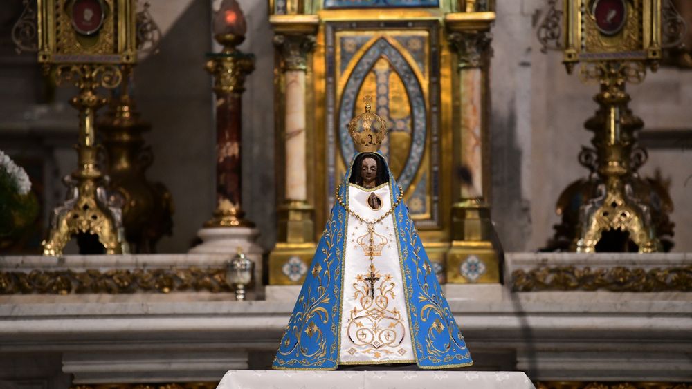 Imagen de la Virgen de Luján, Madre patrona del pueblo argentino.&nbsp;