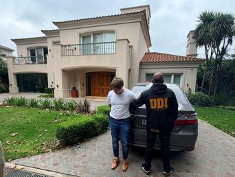 La detención de Lucas Forastieri. La detención de Lucas Forastieri.