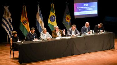 El ministro Javier Rodríguez habla en la apertura del Encuentro Internacional de la Agricultura Familiar.