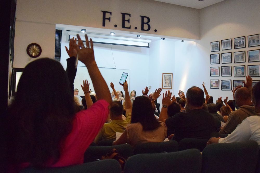La Federación de Educadores Bonaerenses (FEB).&nbsp;