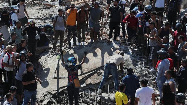 Uno de los barrios más afectados por el terremoto en la ciudad de Cali.
