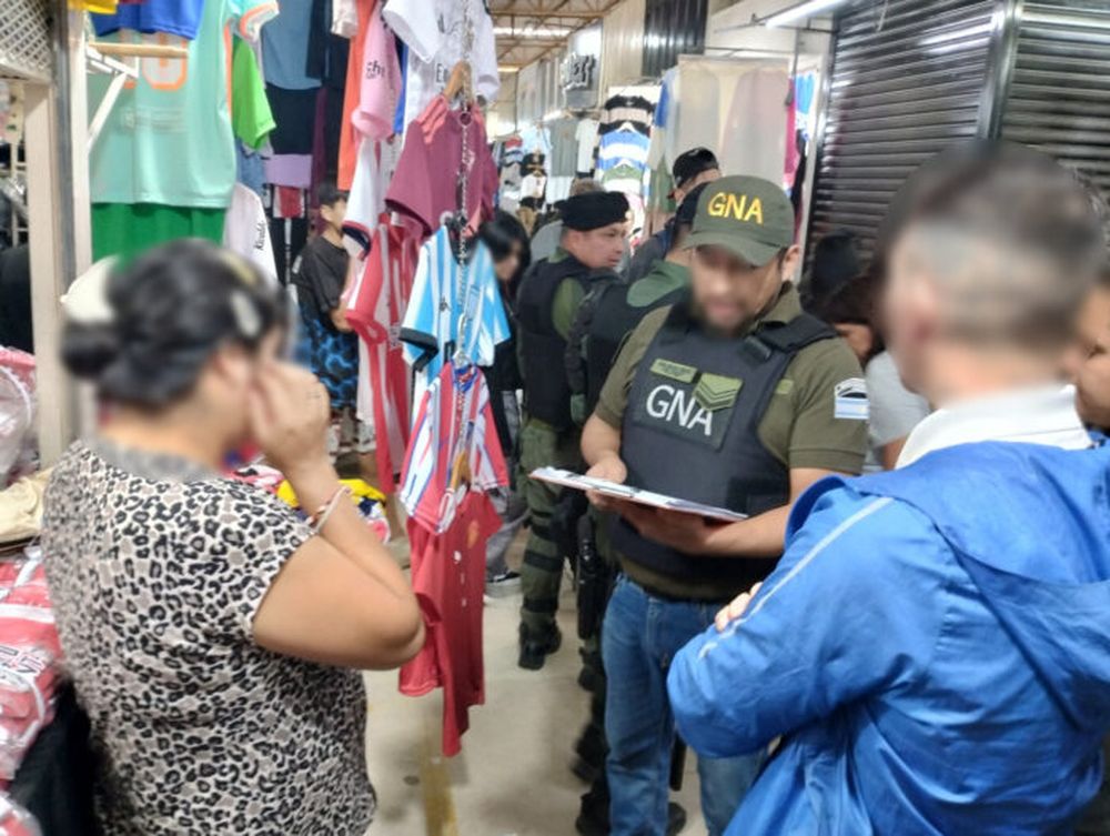 Un allanamiento en La Salada.