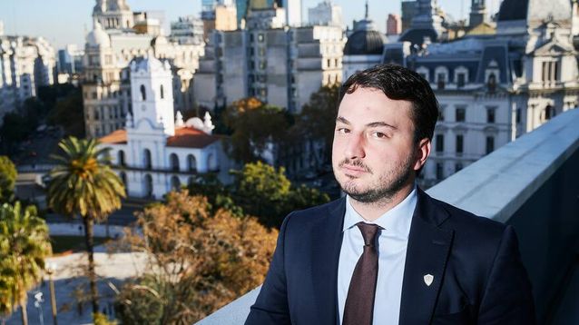 El diputado libertario Agustín Romo.&nbsp;