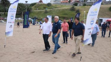 Playa Varese, sede de la Playa Olímpica durante este verano 2025. - Comité Olímpico Argentino -