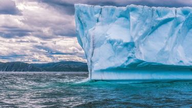 Un bloque gigante de hielo. (Harrison Haines)