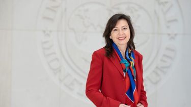 Julie Kozak, portavoz del FMI.