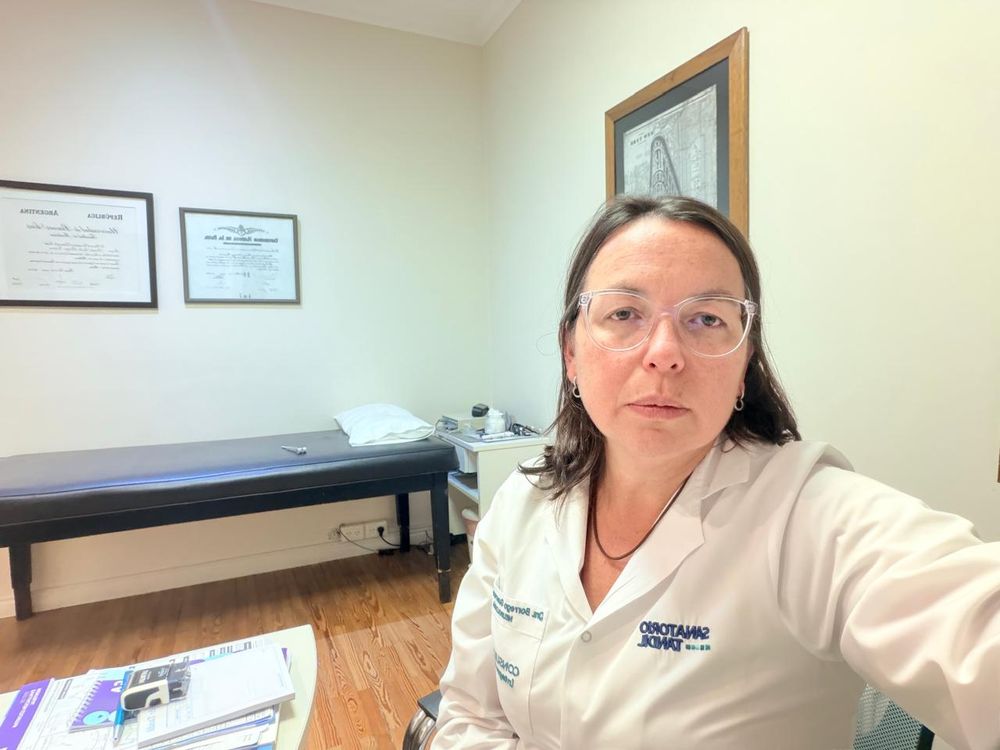 La neuróloga Brenda Borrego Guerrero participó de la operación en Tandil.