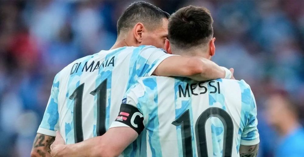 Di María y Messi, los dos argentinos con medallas de oro en ambas competencias.