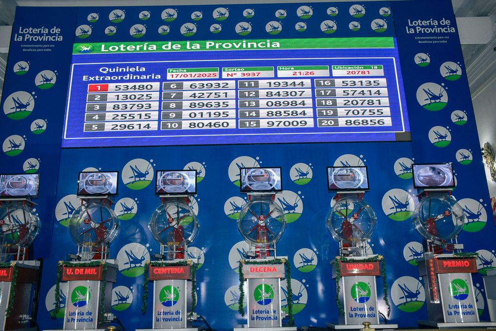 Sorteo de Reyes de la Lotería de la Provincia de Buenos Aires.