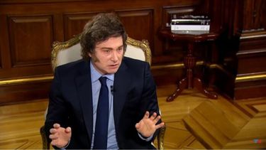 El presidente Javier Milei y el escándalo de las criptomonedas. - Captura de pantalla -