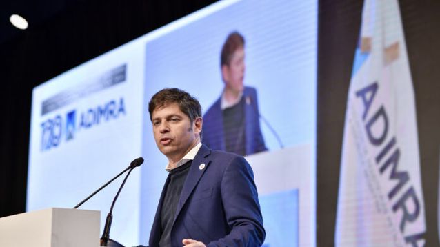 El gobernador Axel Kicillof.