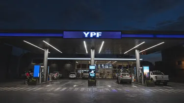 Una estación de servicio de YPF.&nbsp;