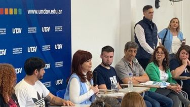 Cristina visita la UNDAV en Avellaneda.