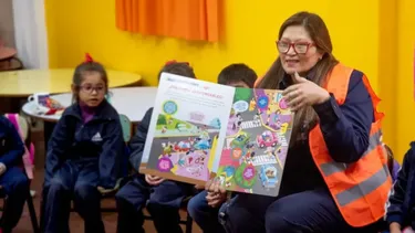 Educación vial en escuelas.