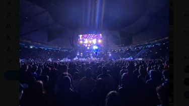 Recital de La Renga en el Estadio Único de La Plata.