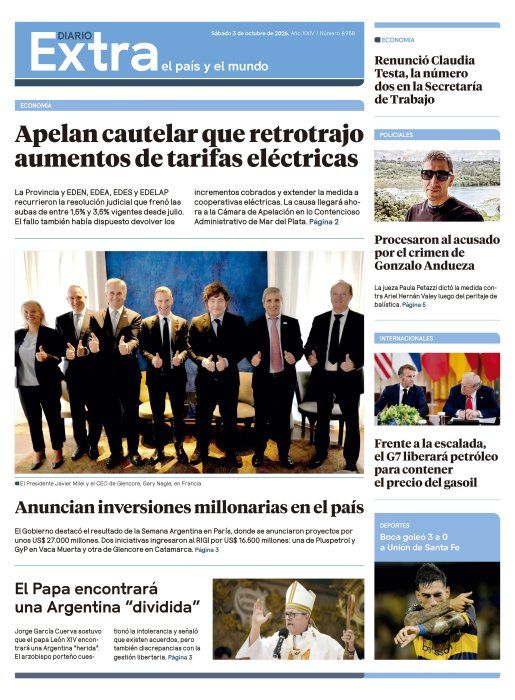 Edición impresa 3/10/2026
