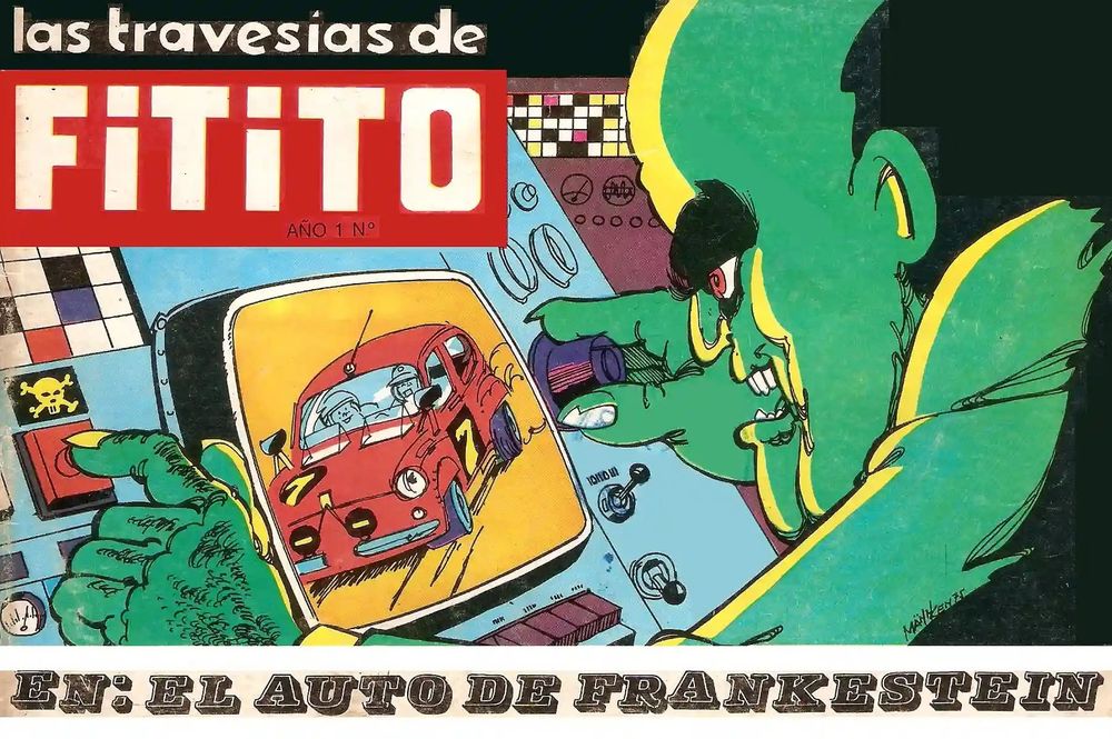 En los años 70, los fanáticos del Fiat 600 tuvieron hasta su propia revista de comics.