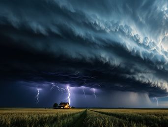 Las tormentas tendrán un fuerte impacto en el agro.&nbsp;